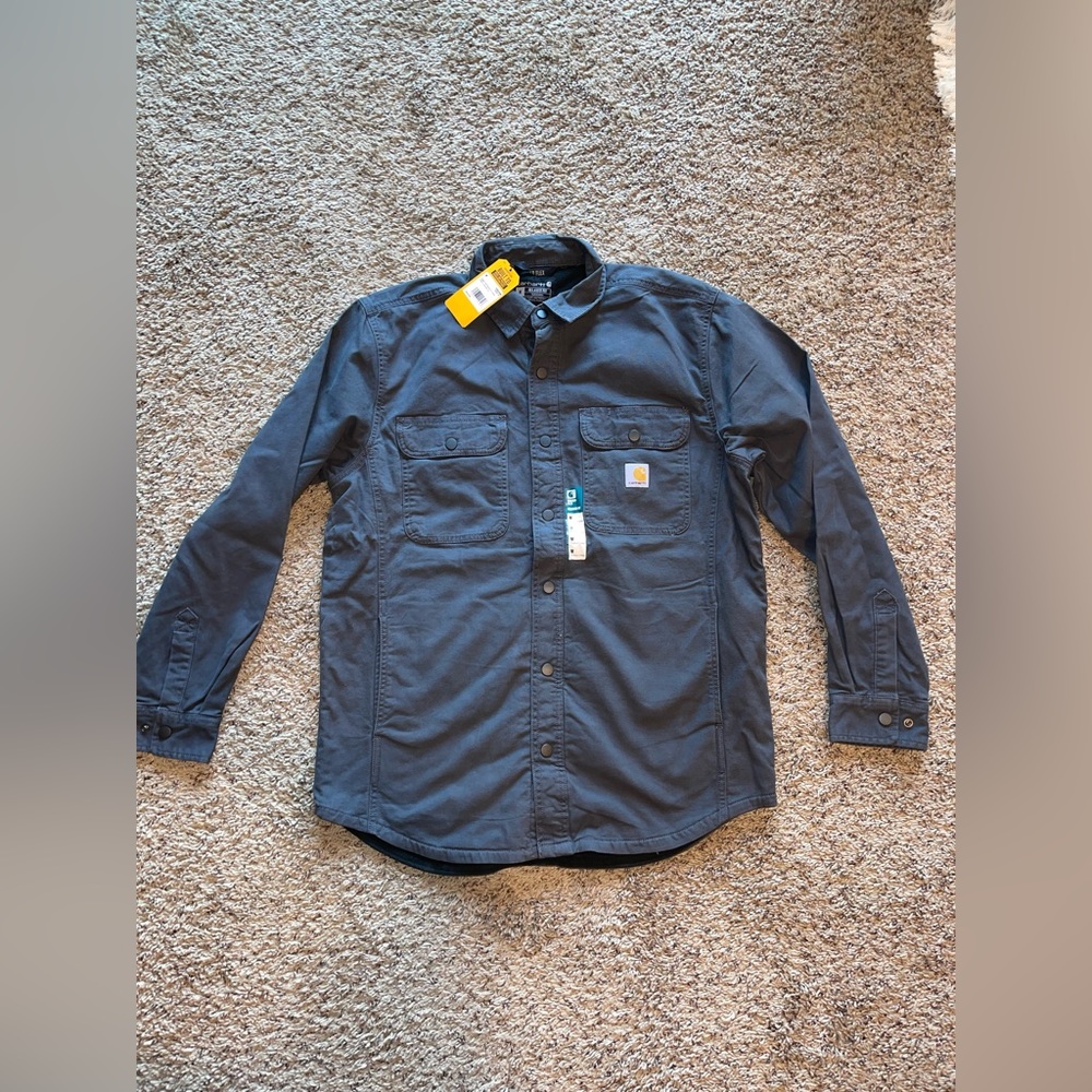 NWT carharrt rugged flex fleece lined jacket